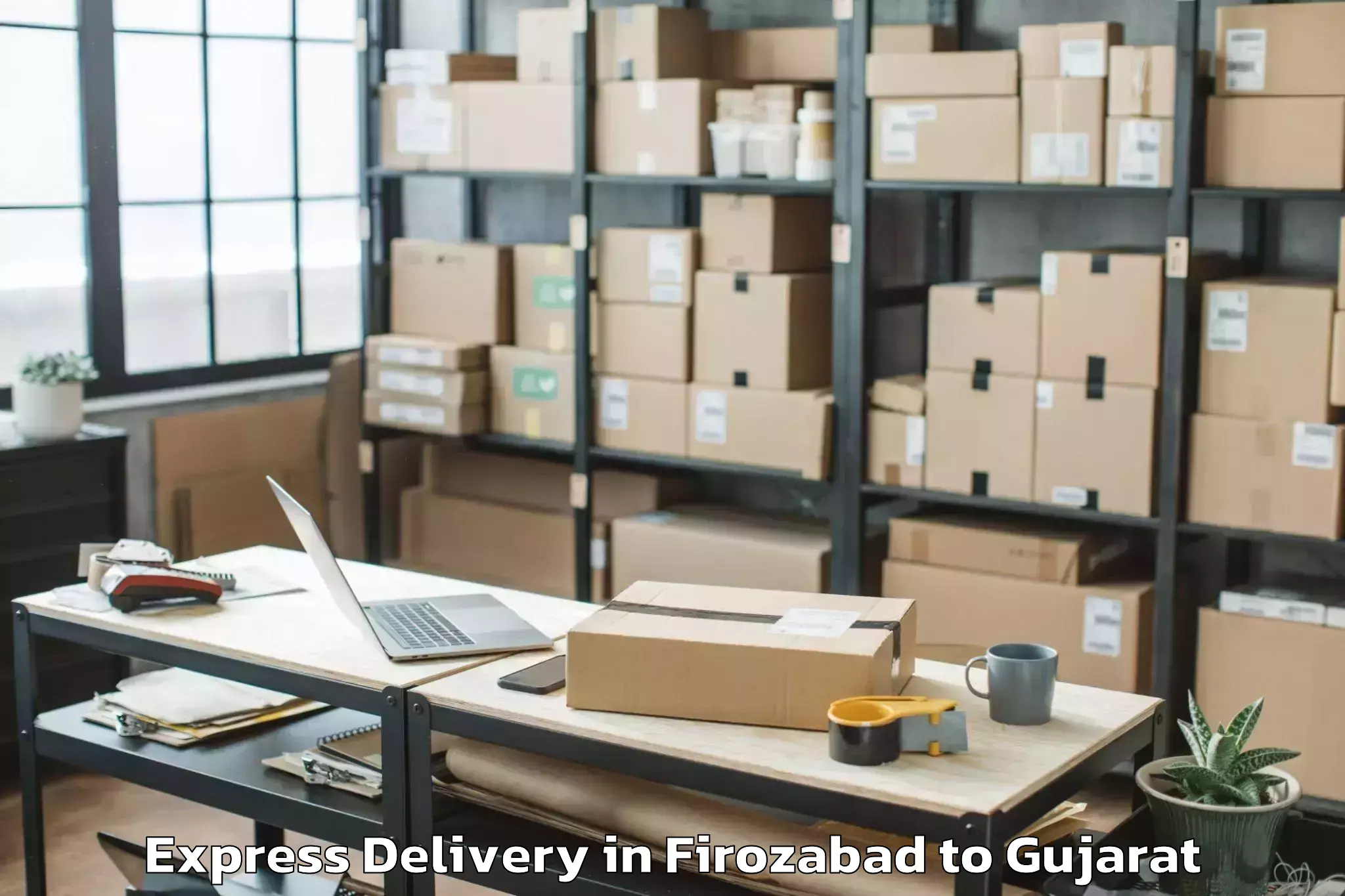 Book Firozabad to Umreth Express Delivery Online